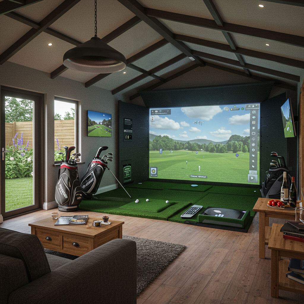 Qbic Space Golf Simulator Room