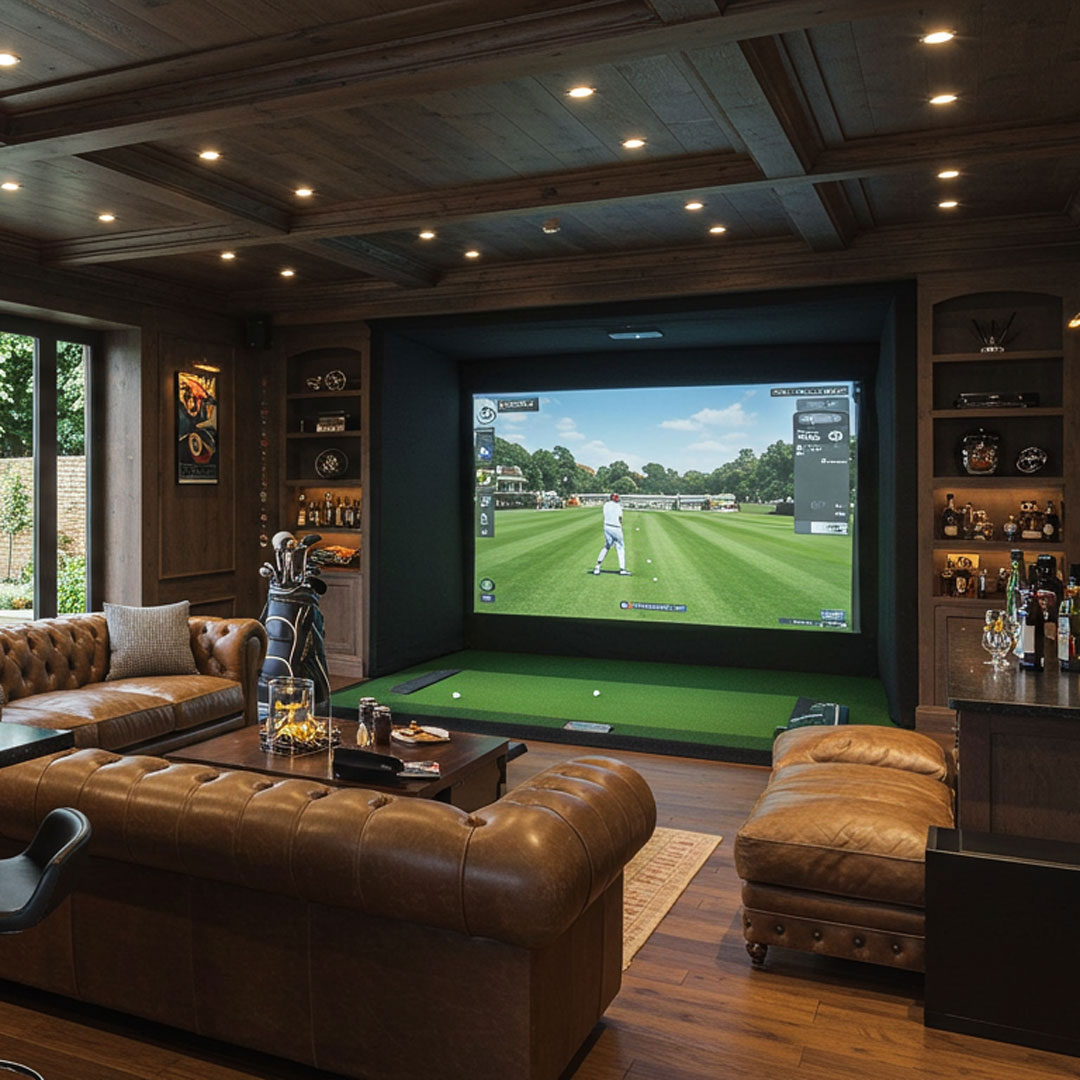 Qbic Space Golf Simulator Room